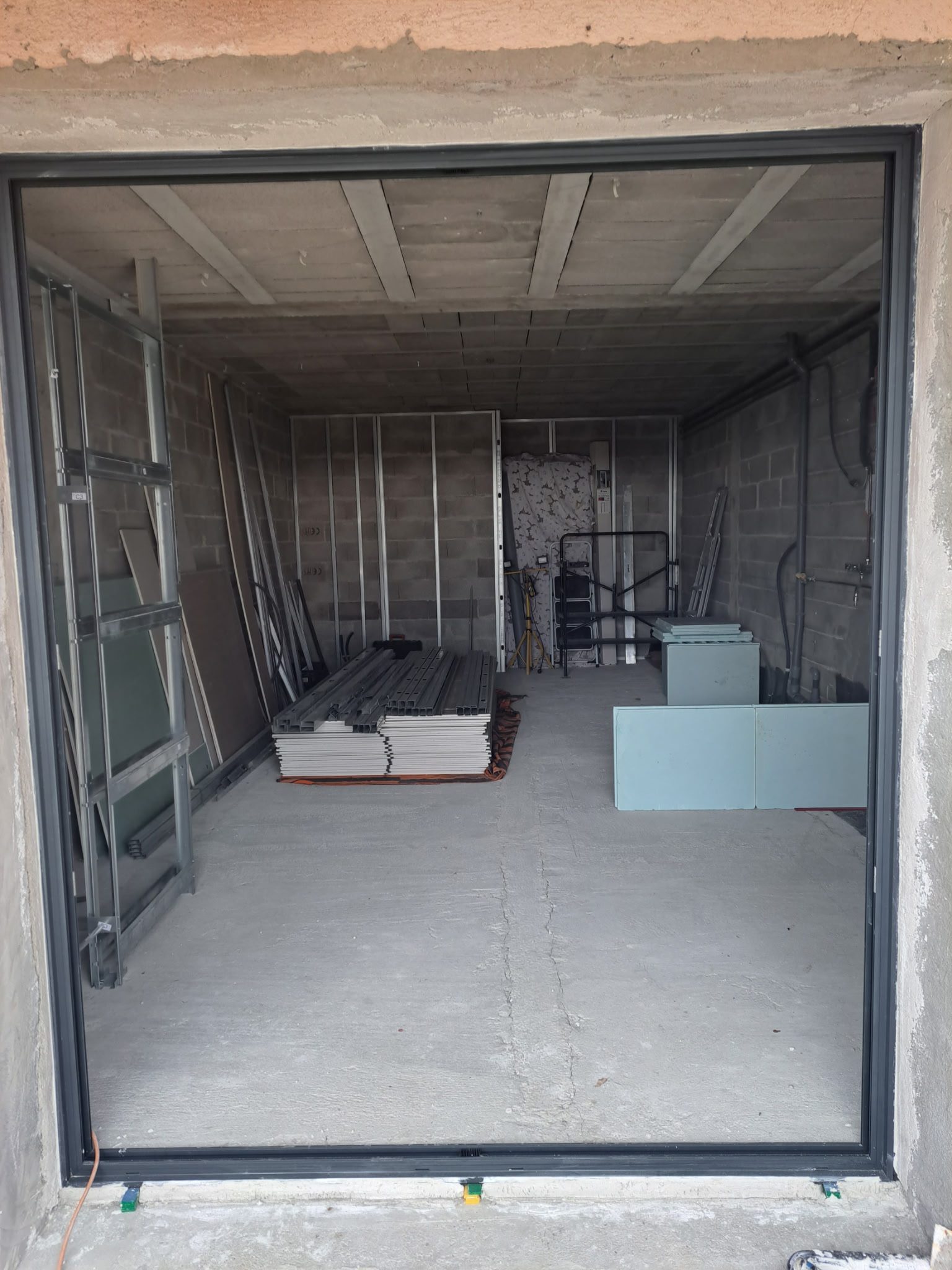 Le vide sanitaire brut, avant transformation